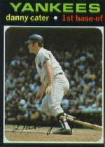 1971 Topps Baseball Cards      358     Danny Cater